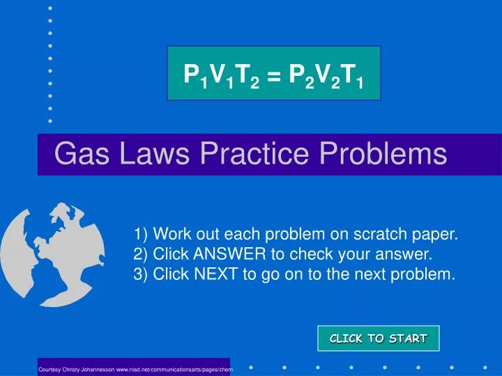 gas laws practice problems