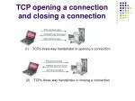 PPT - TCP Connection Establishment and Termination PowerPoint ...