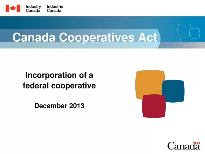 canada cooperatives act