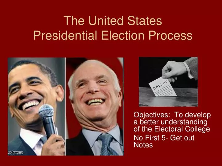 the united states presidential election process