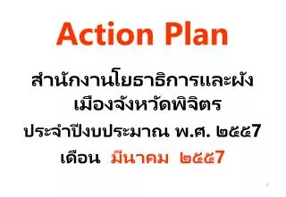action plan