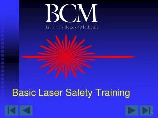 Basic Laser Safety Training