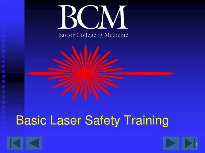 basic laser safety training