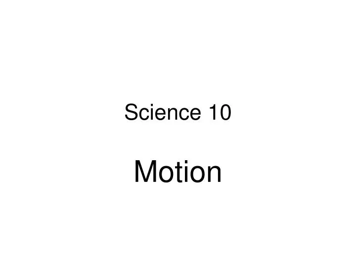 science 10