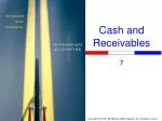Cash and Receivables - slide 1