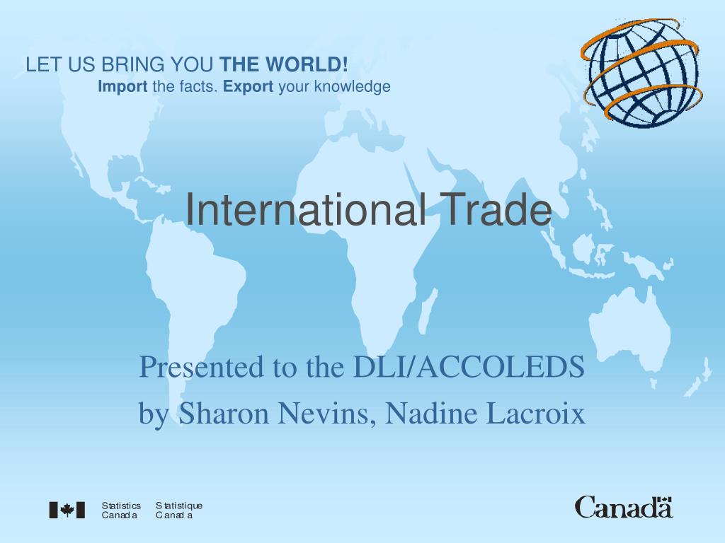 PPT - International Trade PowerPoint Presentation, free download - ID ...