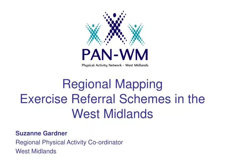 regional mapping exercise referral schemes in the west midlands