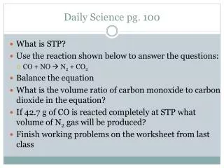daily science pg 100