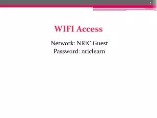 WIFI Access