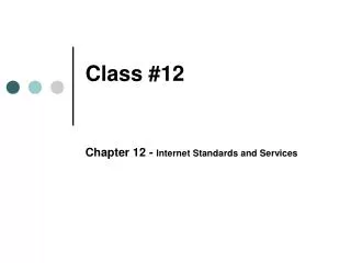 Class #12