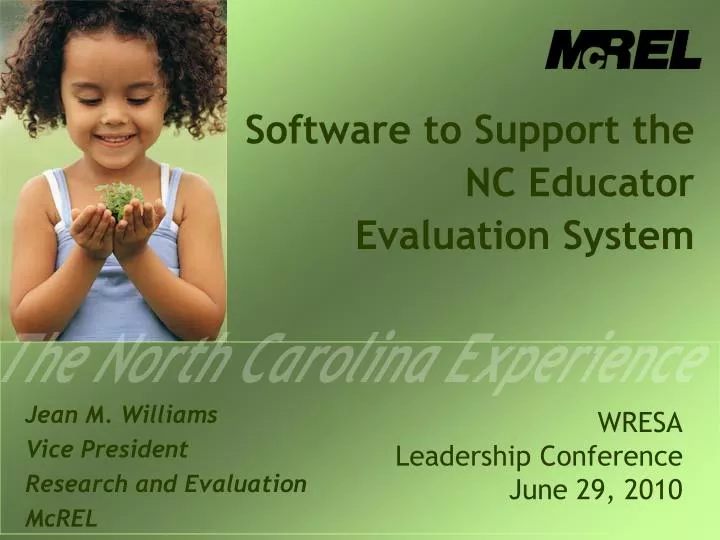 software to support the nc educator evaluation system