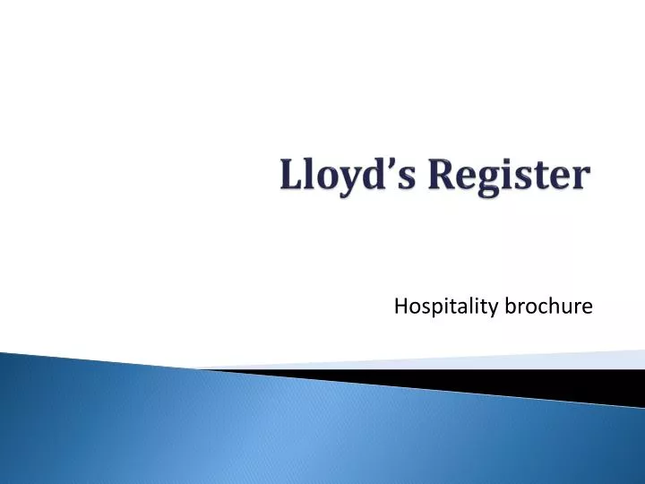 lloyd s register