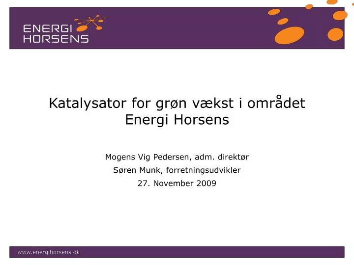 katalysator for gr n v kst i omr det energi horsens