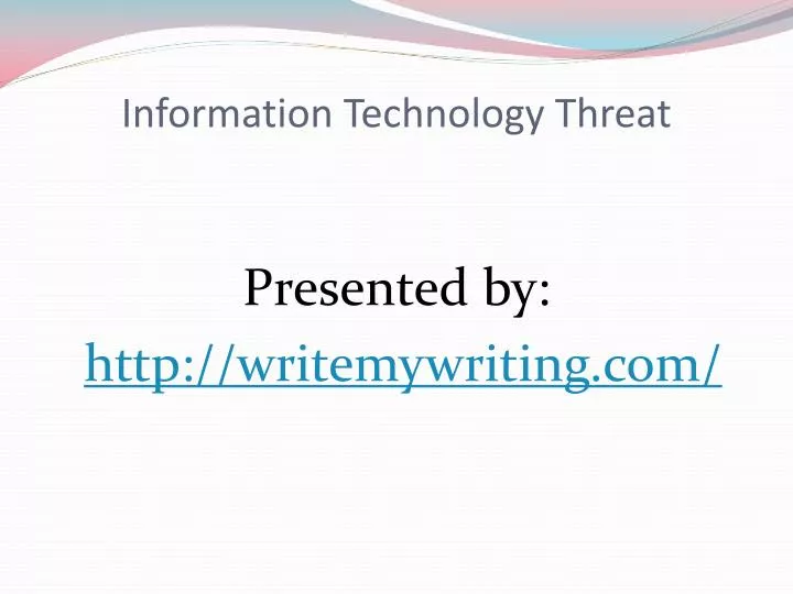 information technology threat