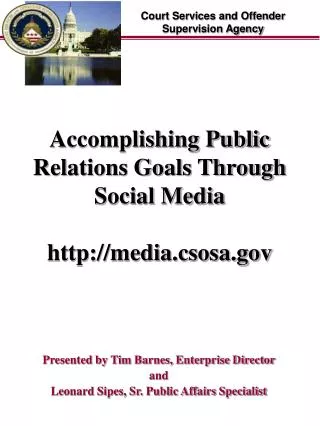 Accomplishing Public Relations Goals Through Social Media media.csosa