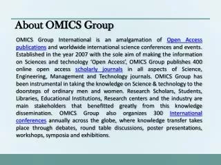 about omics group