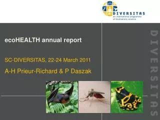 ecoHEALTH annual report