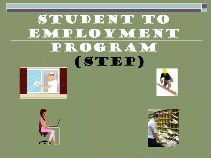 student to employment program step