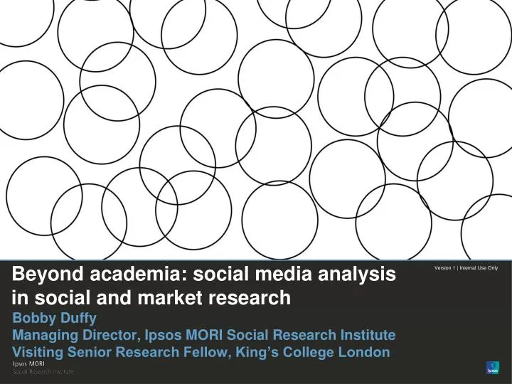 beyond academia social media analysis in social and market research