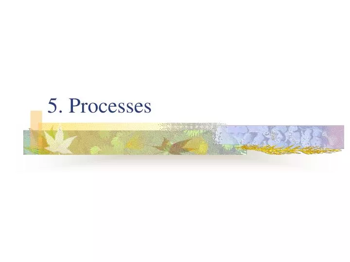 5 processes