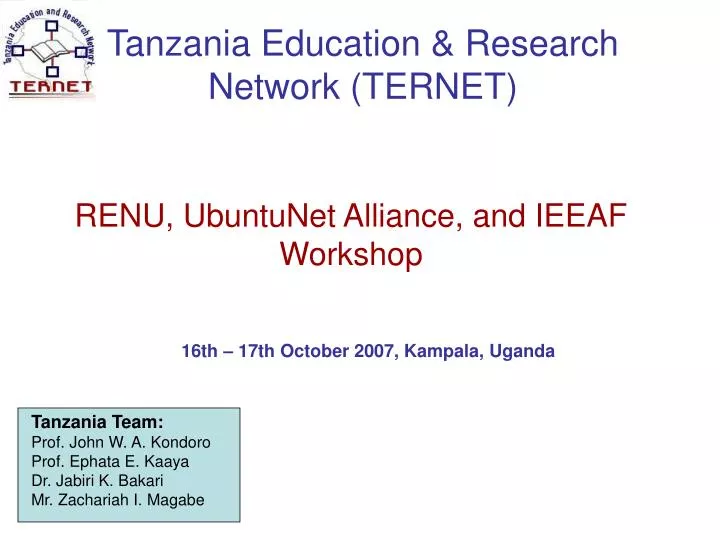 tanzania education research network ternet