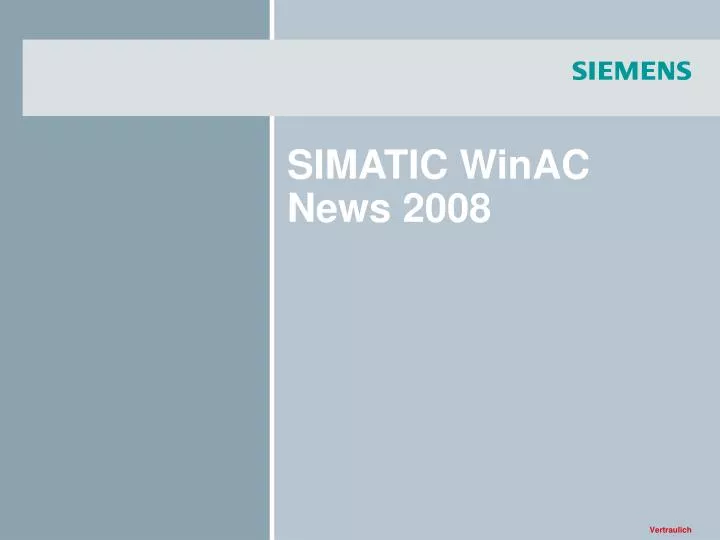 simatic winac news 2008