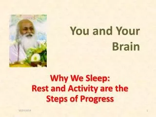 Why We Sleep: Rest and Activity are the Steps of Progress