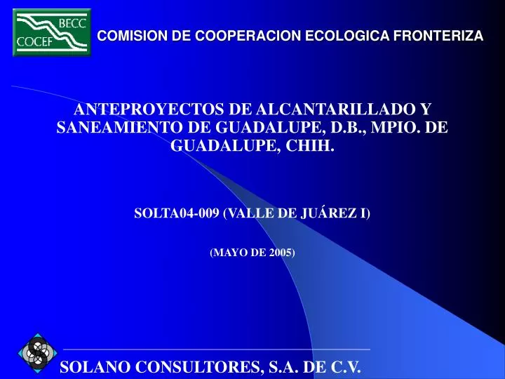 comision de cooperacion ecologica fronteriza