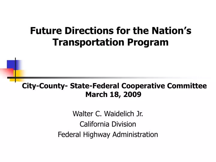 city county state federal cooperative committee march 18 2009