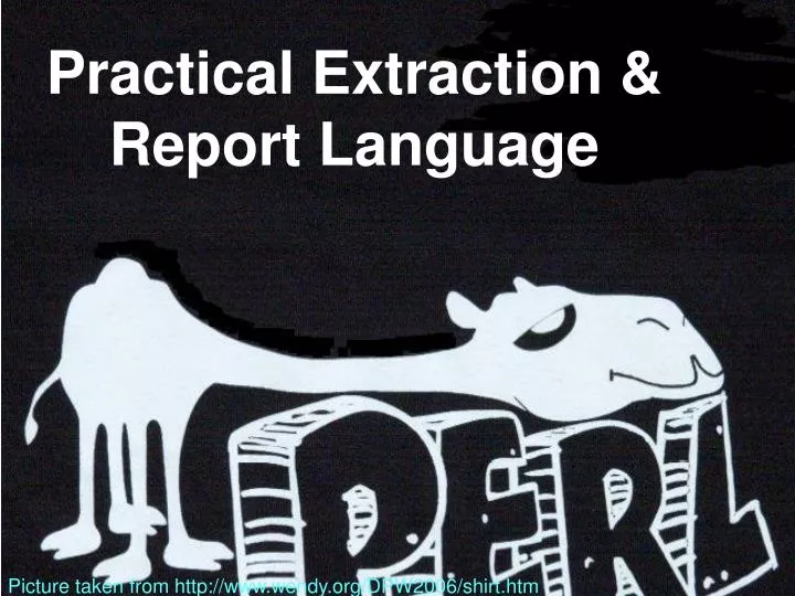 practical extraction report language