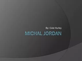 Michal Jordan