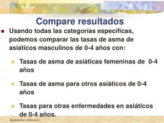 compare resultados