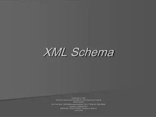 xml schema