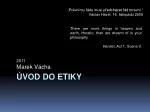 Úvod do etiky - slide 1