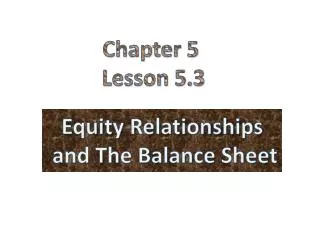 Chapter 5 Lesson 5.3