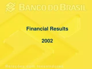 Financial Results