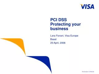 PCI DSS Protecting your business