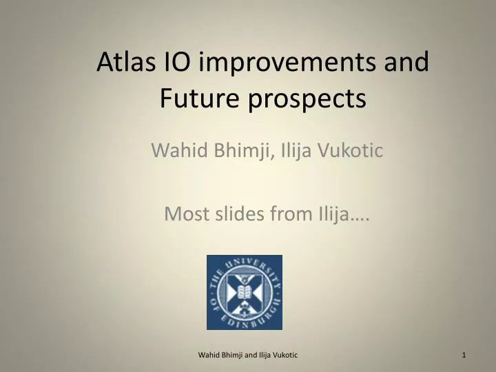 atlas io improvements and future prospects