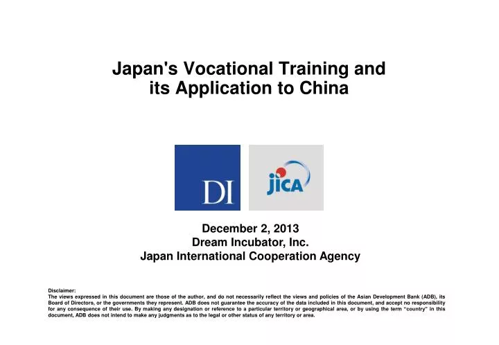 japan s vocational training and its application to china