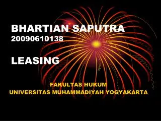 bhartian saputra 20090610138 leasing