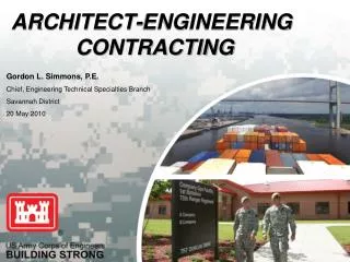 ARCHITECT-ENGINEERING CONTRACTING