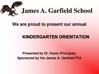 We are proud to present our annual kindergarten orientation