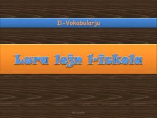 lura lejn l iskola