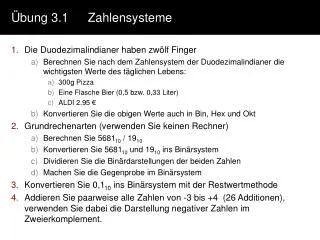 bung 3 1 zahlensysteme