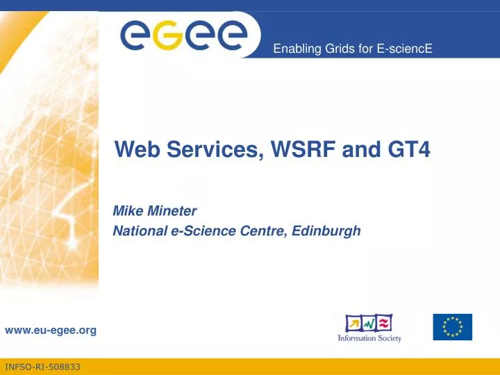 web services wsrf and gt4