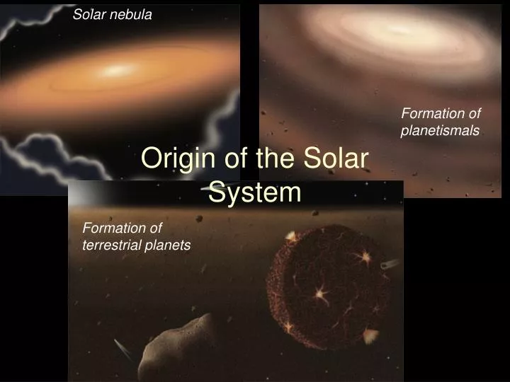 origin of the solar system