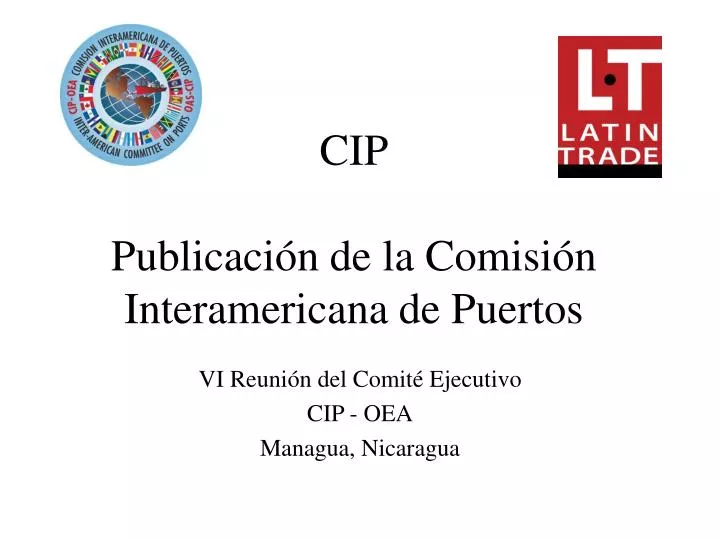 cip publicaci n de la comisi n interamericana de puertos