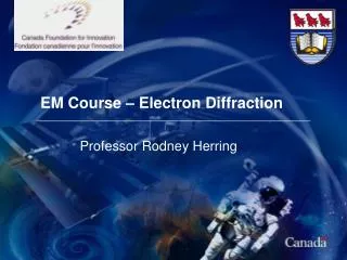 Electron Diffraction - Introduction