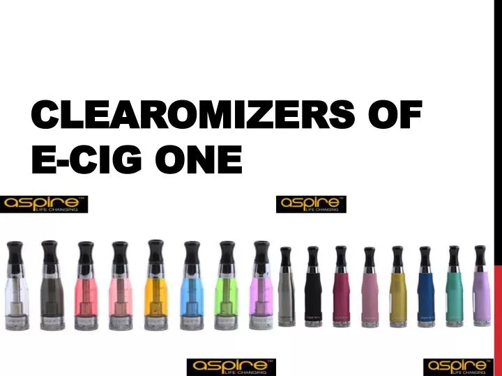 clearomizers of e cig one