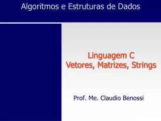 prof me claudio benossi